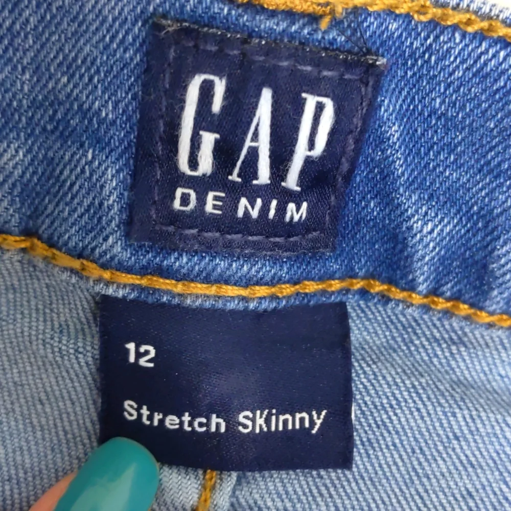GAP Boys Jeans Size 12 Skinny Stretch adjustable waist